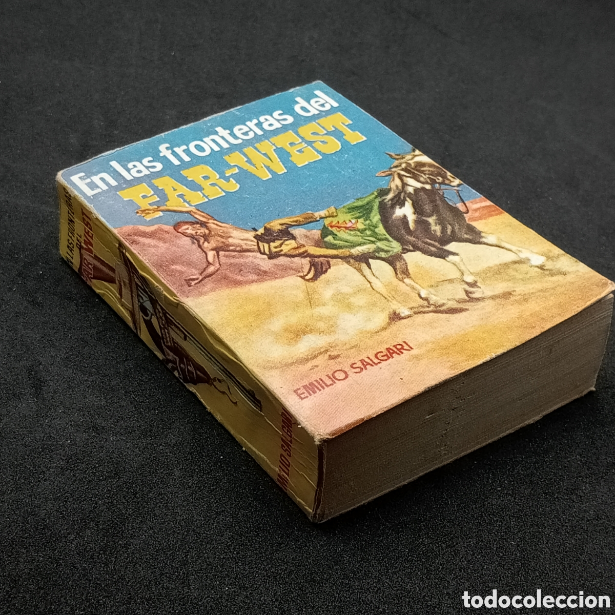Libros de segunda mano: ENCICLOPEDIA PULGA N&ordm; 149 - EMILIO SALGARI - EN LAS FRONTERAS DEL FAR - WEST - RARO