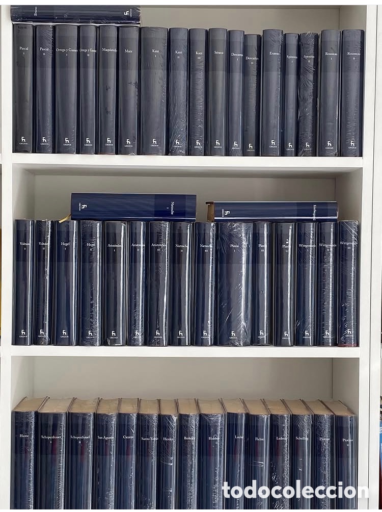 Libri di seconda mano: Colecci&oacute;n completa (50 libros) grandes pensadores Gredos