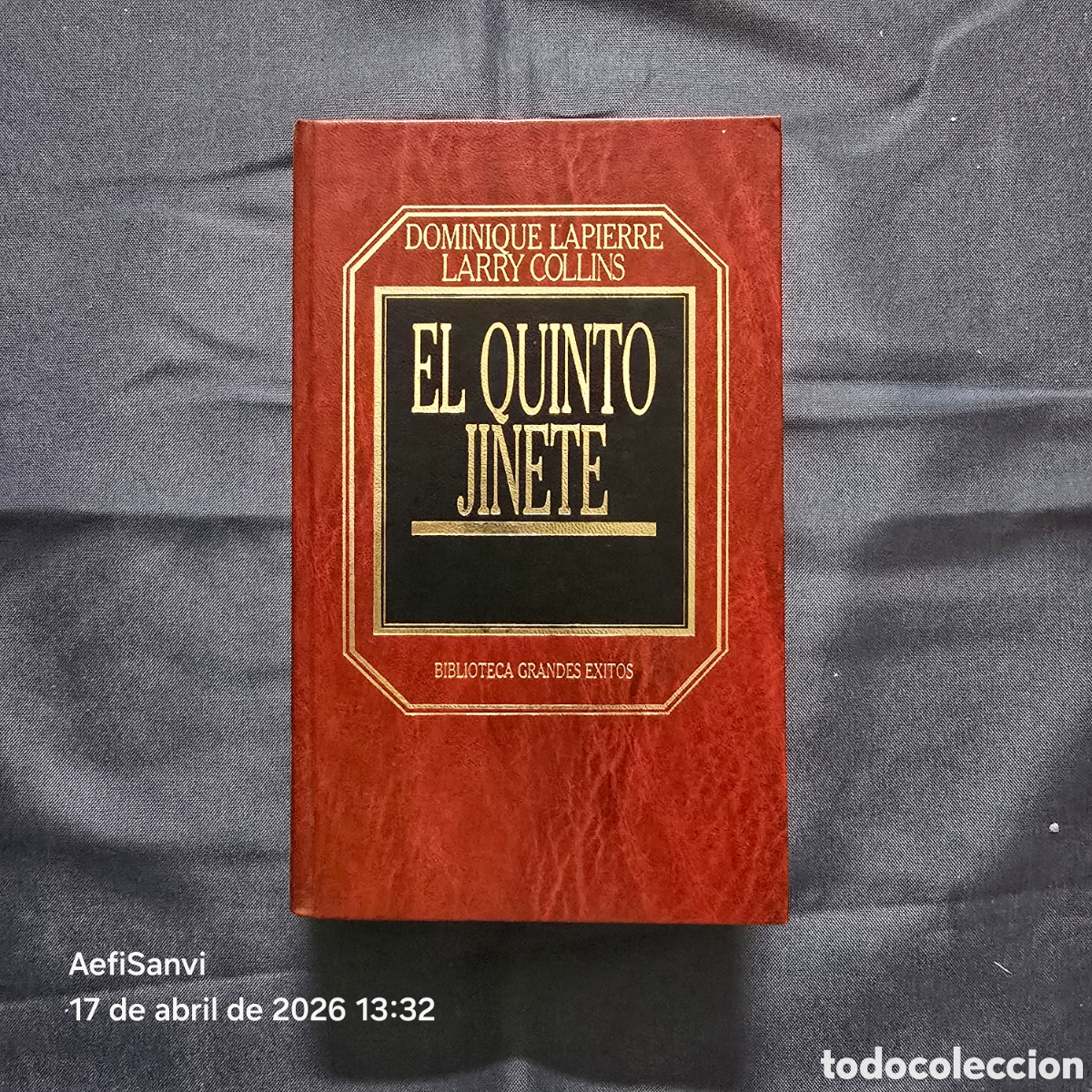 Libros de segunda mano: EL QUINTO JINETE (DOMINIQUE LAPIERRE - LARRY COLLINS) (GRANDES &Eacute;XITOS)