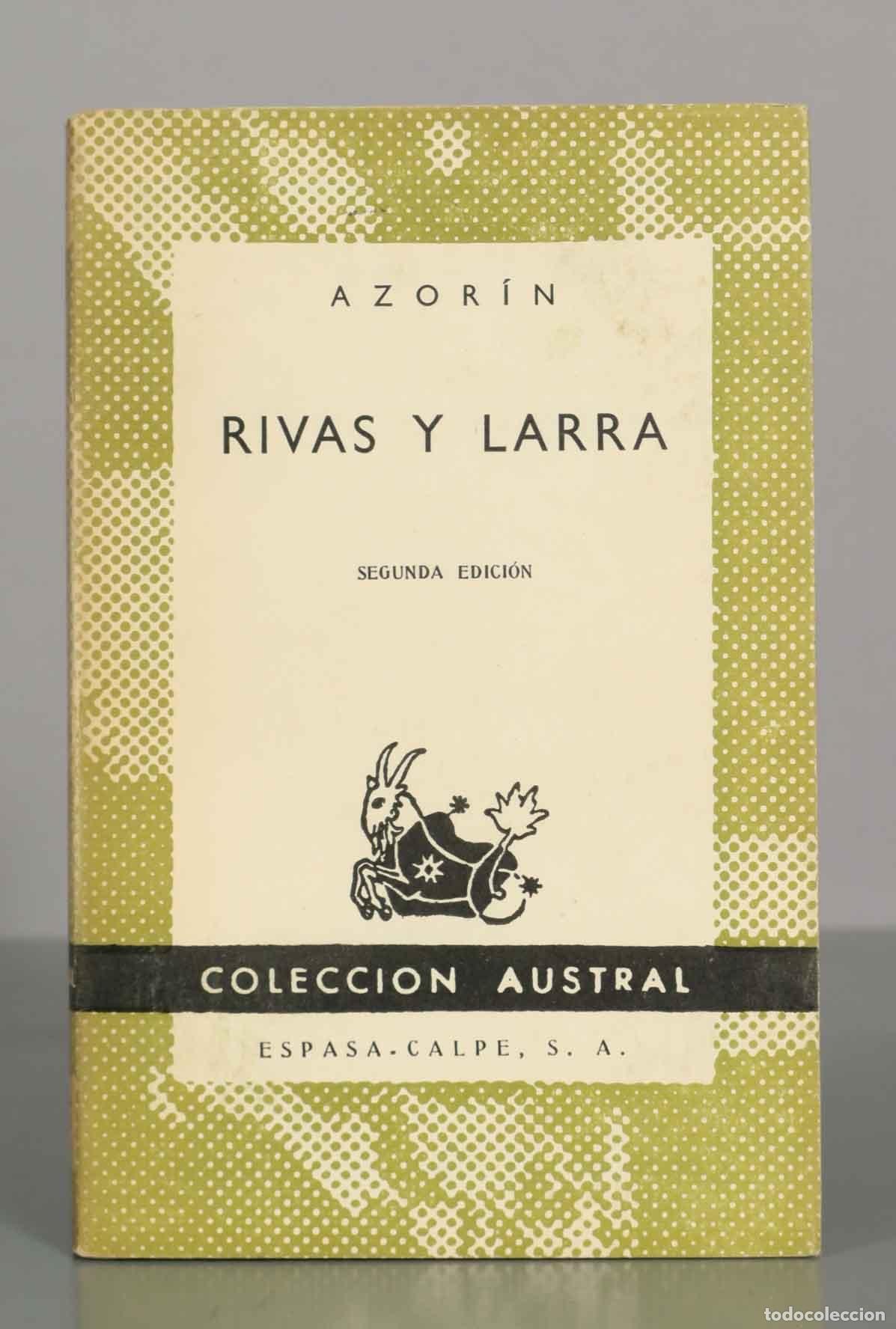 Libros de segunda mano: Rivas y Larra - Azor&iacute;n - Colecci&oacute;n Austral