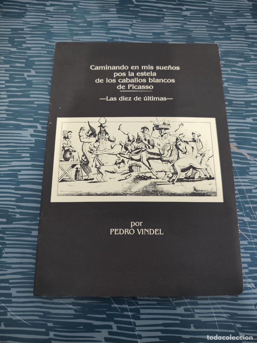 Libros de segunda mano: CAMINANDO EN MIS SUE&Ntilde;OS POS LA ESTELA DE LOS CABALLOS BLANCOS DE PICASSO,PEDRO VINDEL,1990.