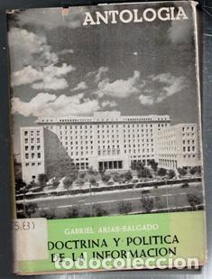 Libros de segunda mano: Doctrina y pol&iacute;tica de la informaci&oacute;n. Volumen III. Gabriel Arias Salgado