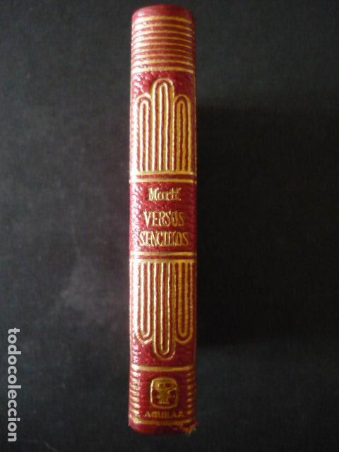 Libros de segunda mano: VERSOS SENCILLOS JOSE MARTI AGUILAR CRISOL N&ordm; 028 1969