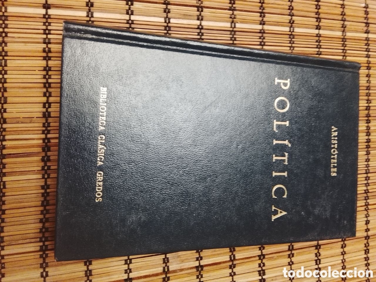 Second hand books: Arist&oacute;teles. Pol&iacute;tica. Gredos. 1988.