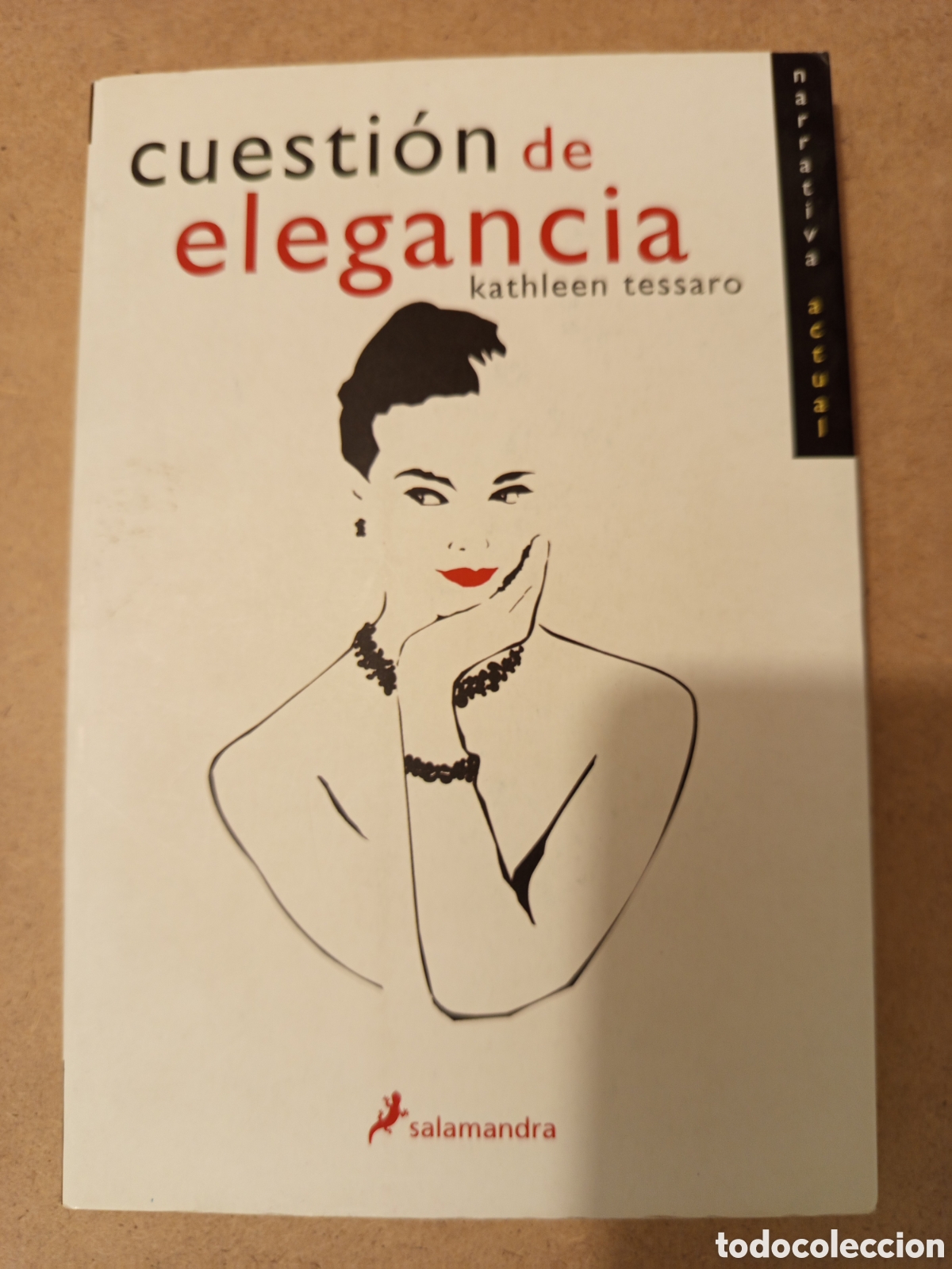 Libros de segunda mano: CUESTION DE ELEGANCIA (KATHLEEN TESSARO)