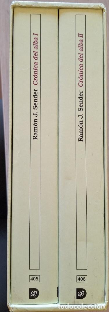Libri di seconda mano: CRONICA DEL ALBA. 2 TOMOS OBRA COMPLETA EN UN ESTUCHE. - SENDER, Ramon J.