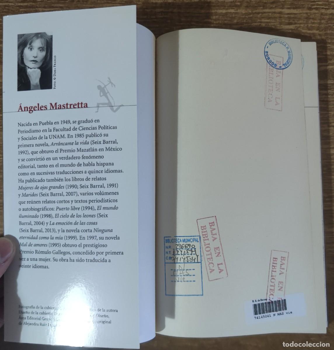 Libros de segunda mano: Libro - El viento de las horas (2016) &Aacute;ngeles Mastretta - Foto 2