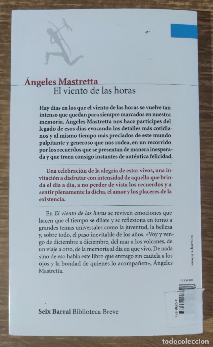 Libros de segunda mano: Libro - El viento de las horas (2016) &Aacute;ngeles Mastretta - Foto 5