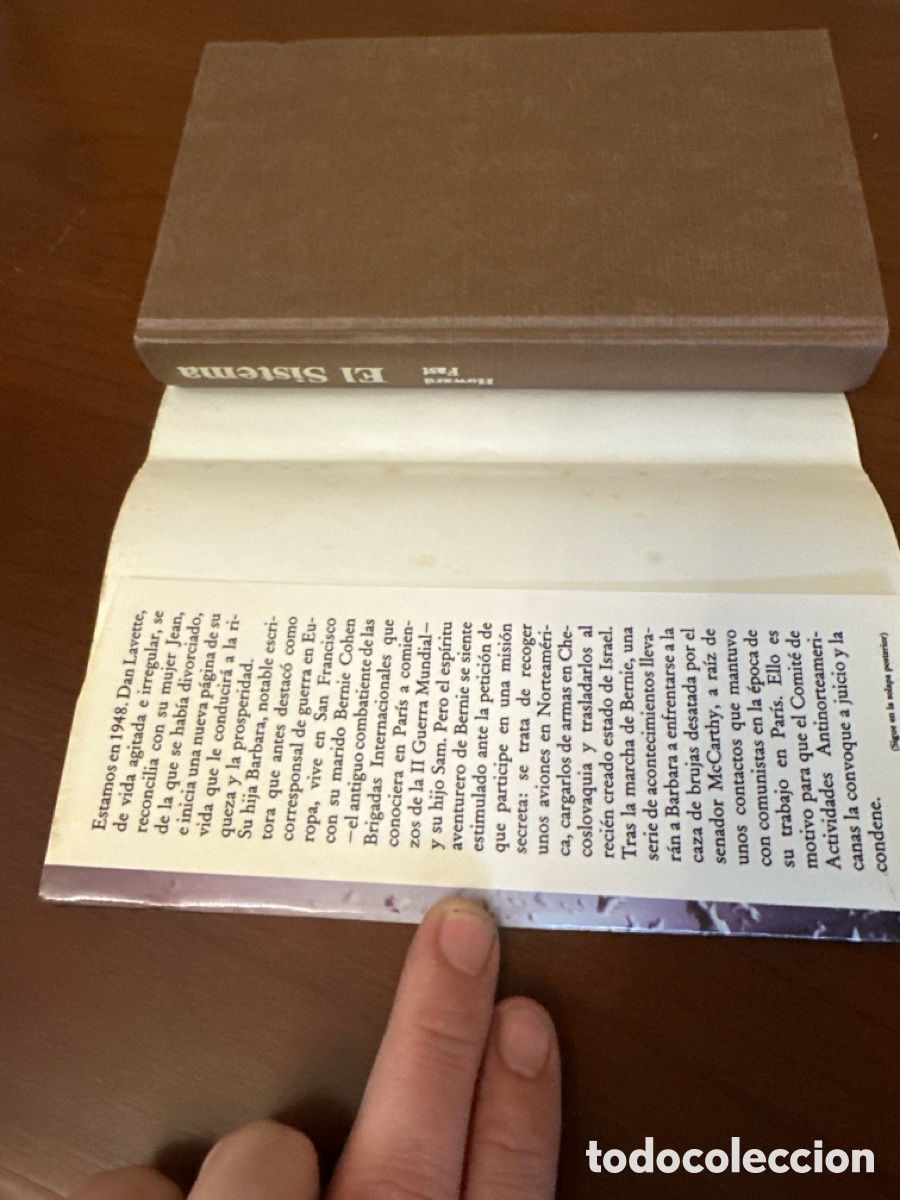 Libros de segunda mano: HOWARD FAST. EL SISTEMA.C&Iacute;RCULO DE LECTORES 1981 - Foto 2