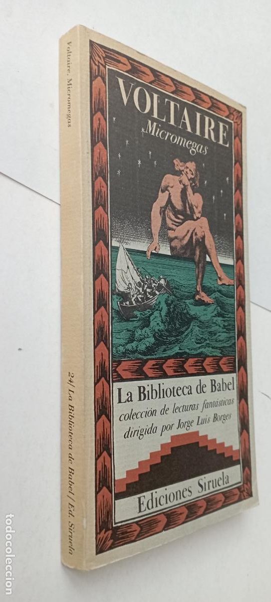 Libros de segunda mano: PLI - MICROMEGAS - VOLTAIRE - LA BIBLIOTECA DE BABEL N&ordm; 24 - SIRUELA, FEBRERO 1986 MUY NUEVO