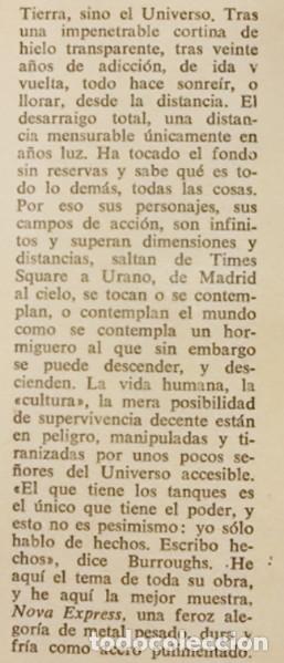 Libros de segunda mano: NOVA EXPRESS - WILLIAM BURROUGHS - LIBRO - LAS EDICIONES DE LOS PAPELES DE SON ARMADANS 1973 - Foto 3