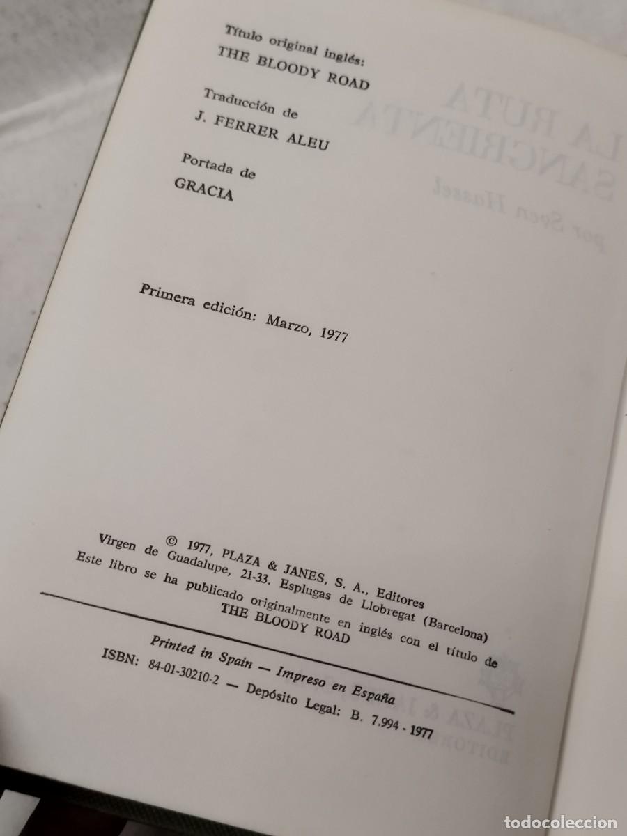 Libros de segunda mano: Libro la ruta sangrienta de Sven Hassel. - Foto 4