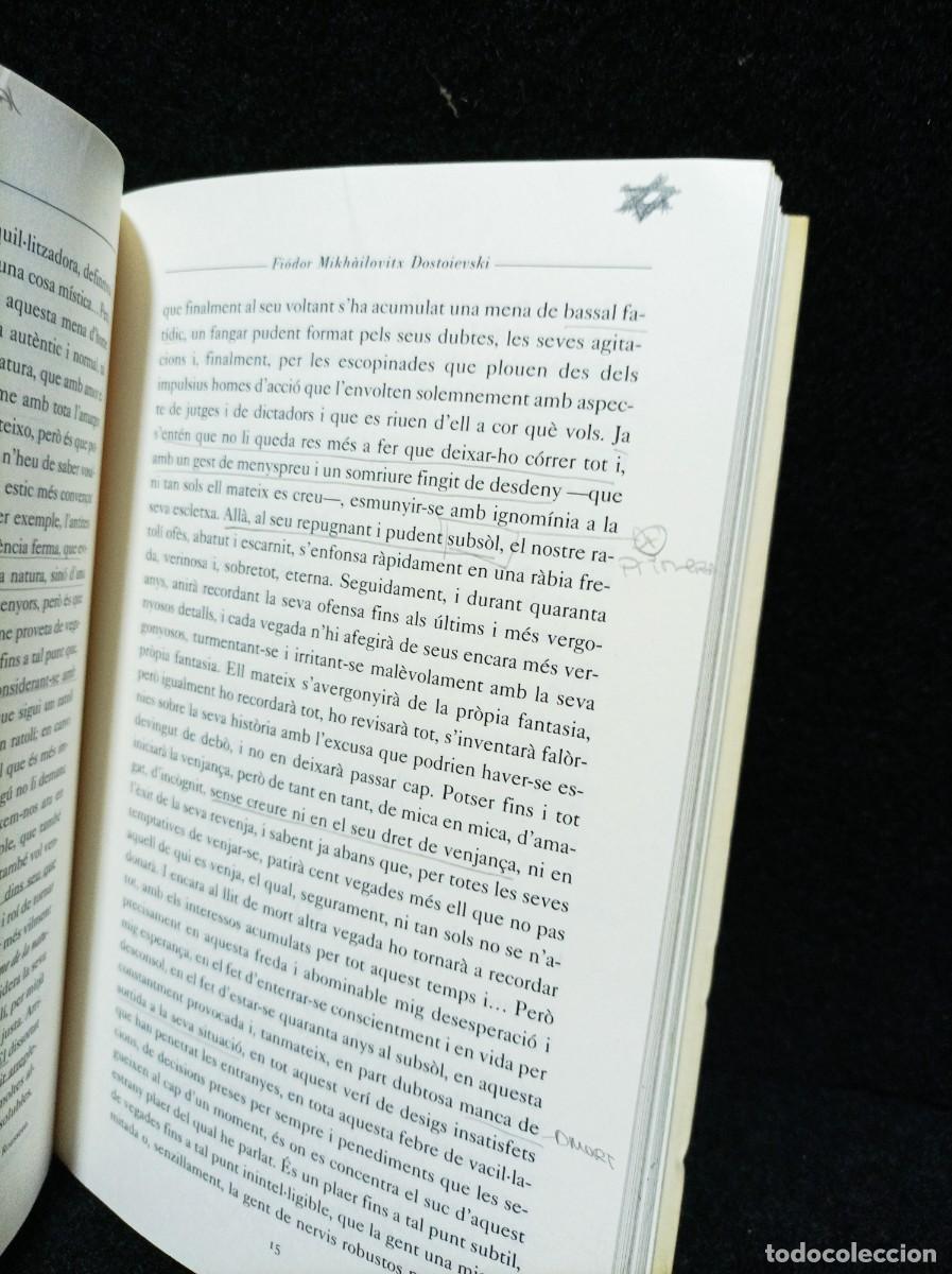 Libros de segunda mano: Apunts del subs&ograve;l. Dostoievski - Foto 2