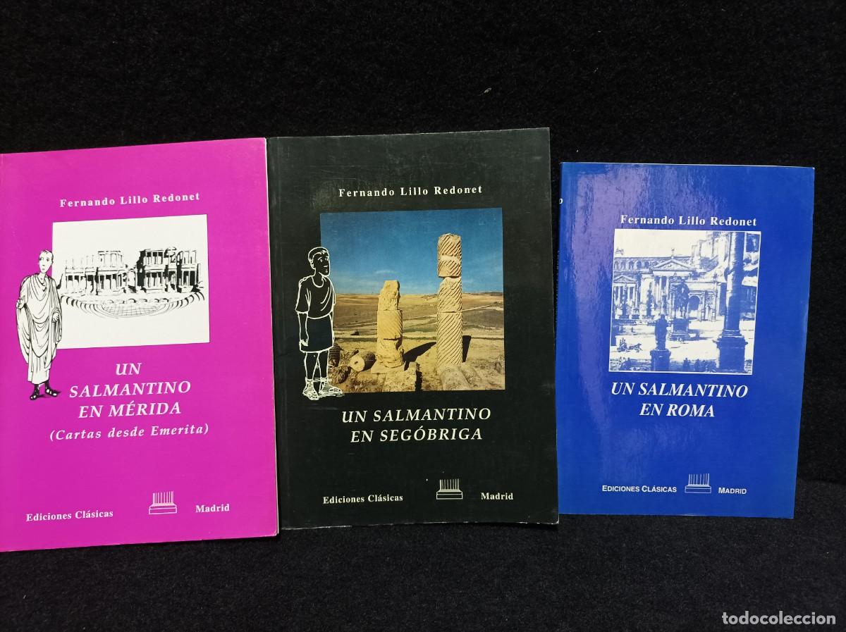 Libros de segunda mano: LOTE DE 3 LIBROS - UN SALMANTINO EN ....