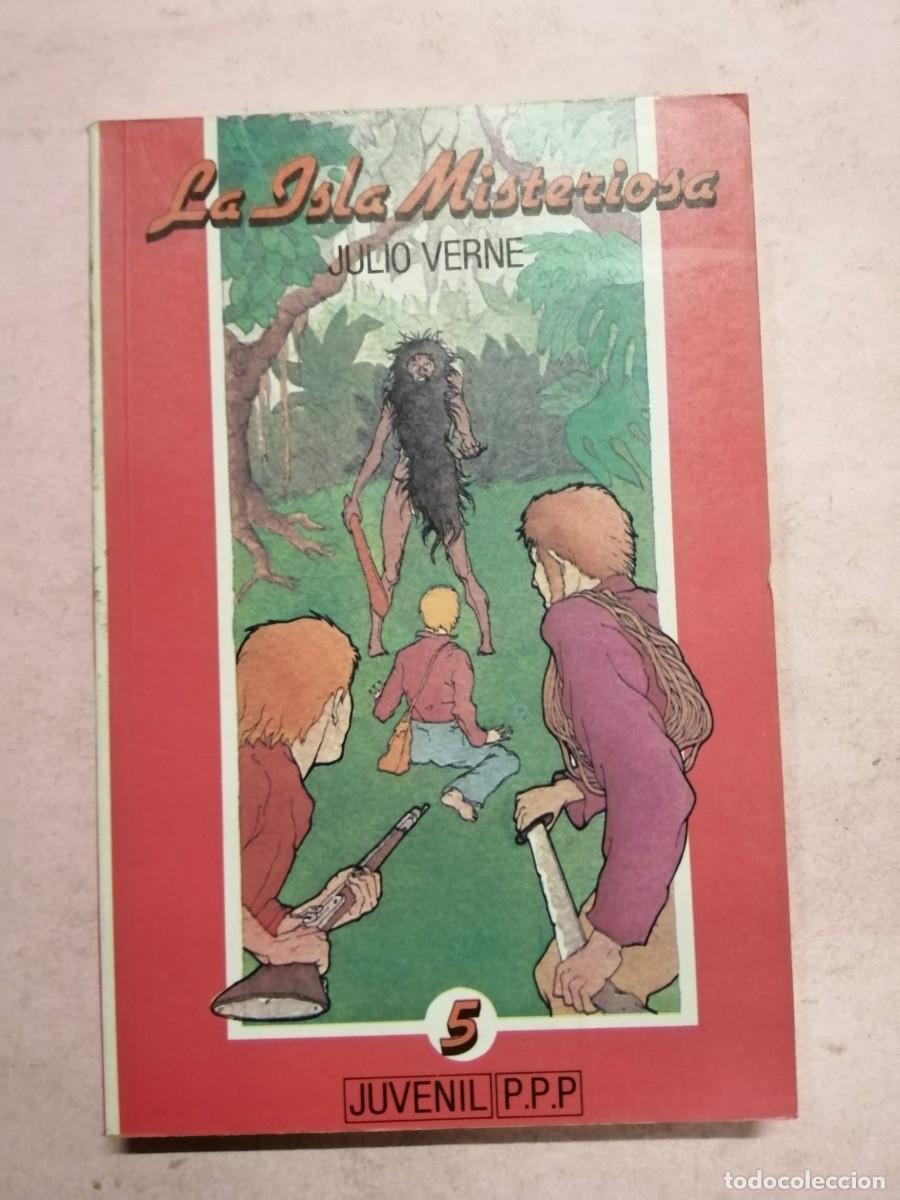 Libros de segunda mano: LA ISLA MISTERIOSA (JULIO VERNE) COLECCION JUVENIL PPP