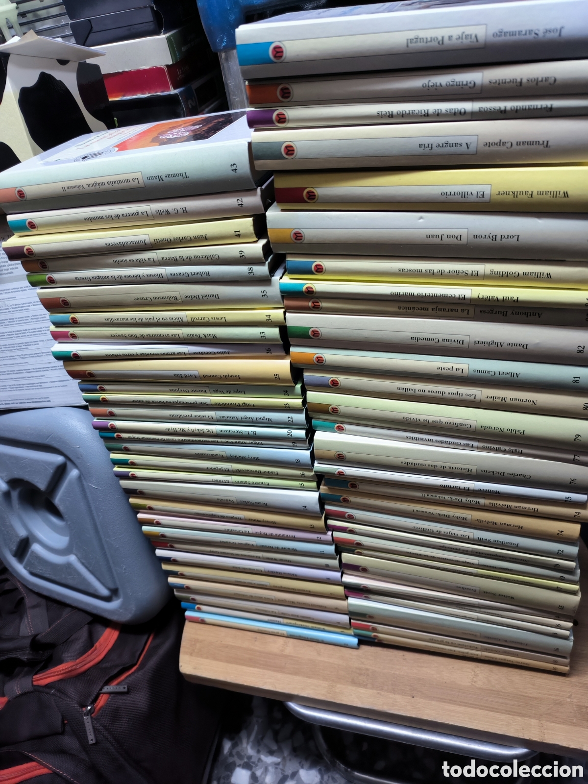 Libros de segunda mano: Lote 59 novelas colecci&oacute;n 100 joyas del milenio