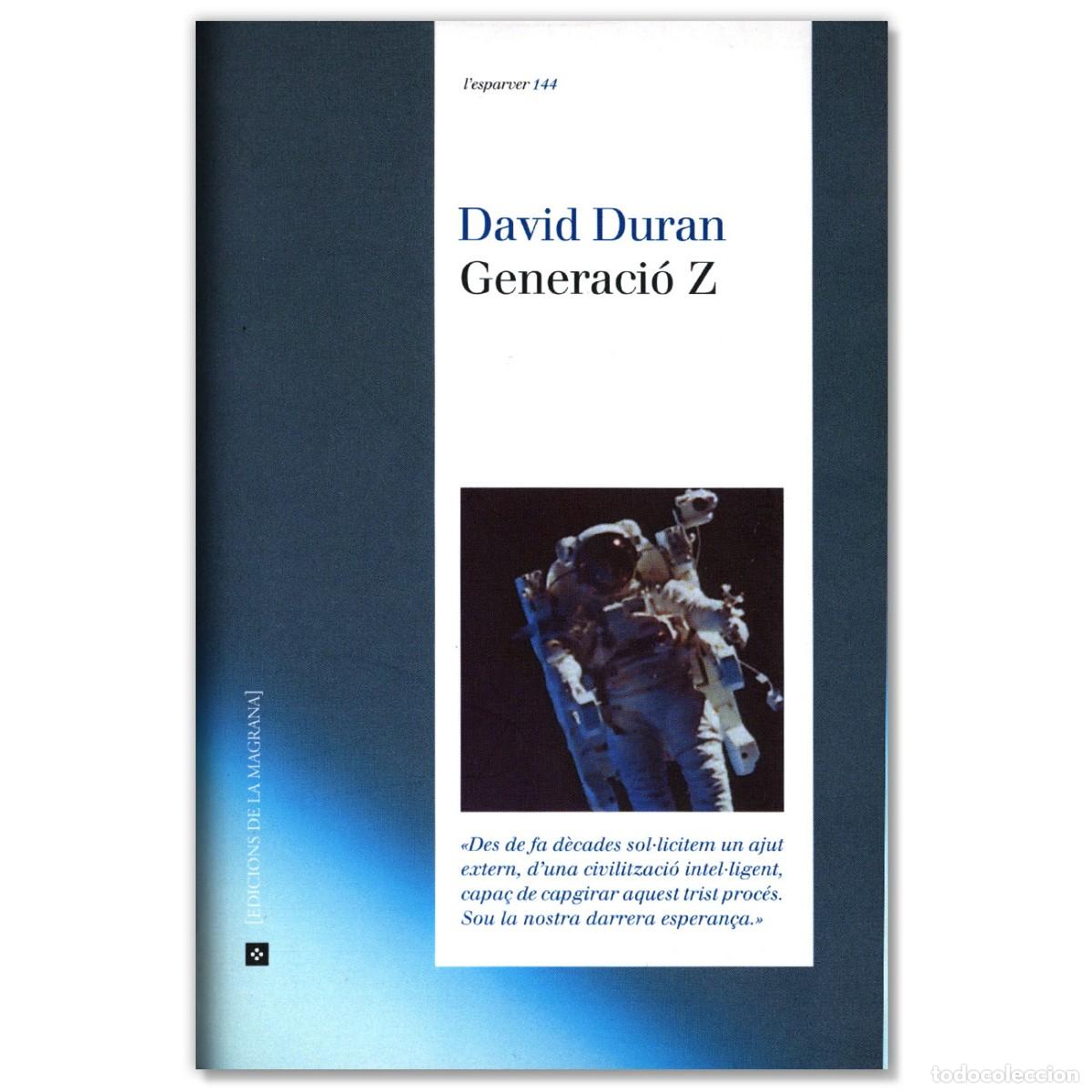 Libros de segunda mano: GENERACI&Oacute; Z David Duran