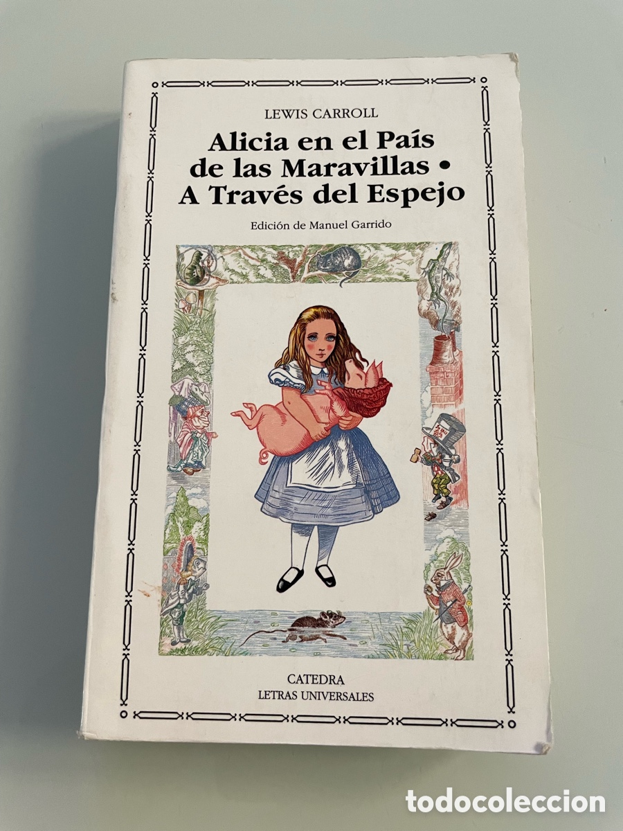 Libros de segunda mano: Alicia en el pais de las maravillas a traves del espejo.Lewis Carroll. Catedra.1995