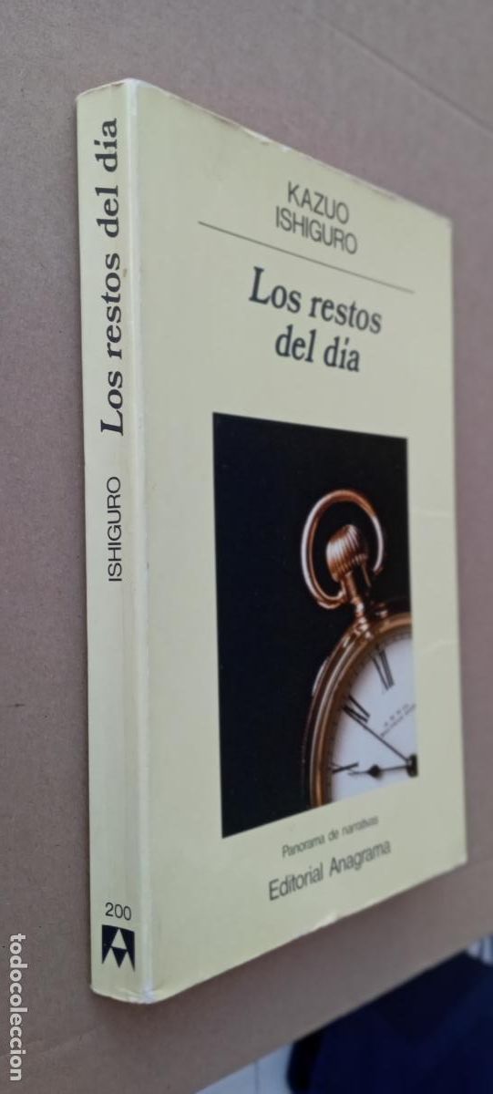 Gebrauchte B&uuml;cher: PLI - KAZUO ISHIGURO - LOS RESTOS DEL D&Iacute;A - ANAGRAMA 1990 BUENA CONSERVACI&Oacute;N