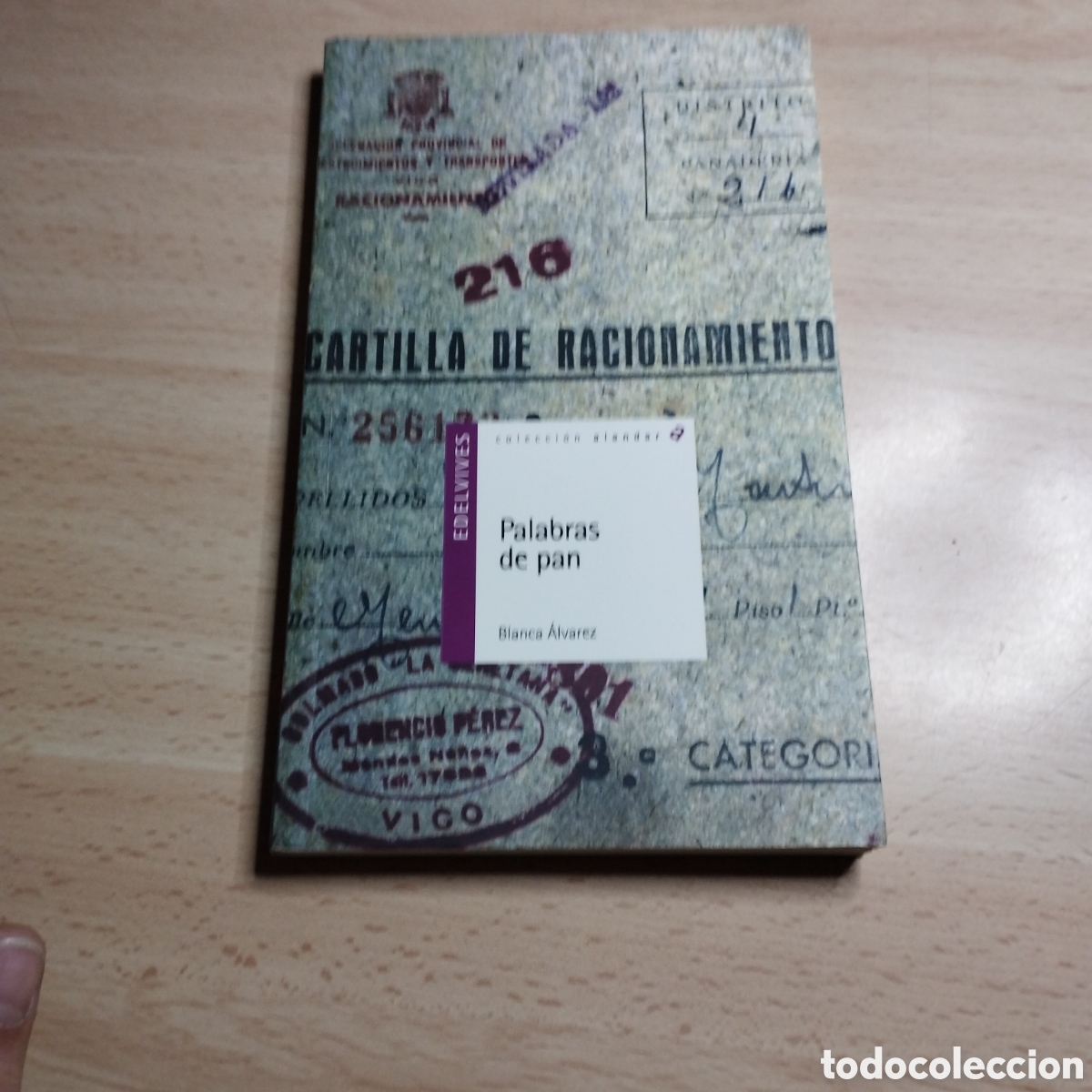 Libros de segunda mano: Palabras de pan. Blanca &Aacute;lvarez. 2005?. Edelvives.