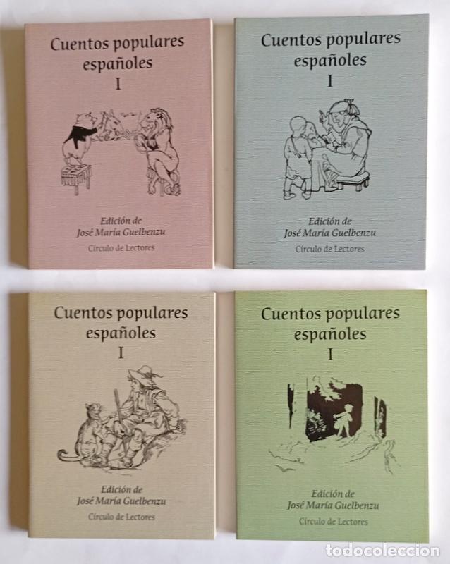 Libros de segunda mano: CUENTOS POPULARES ESPA&Ntilde;OLES I - CUATRO VOLUMENES - JOSE MARIA GUELBENZU