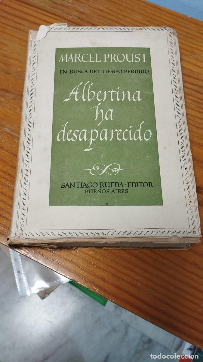 Libros de segunda mano: ALBERTINA HA DESAPARECIDO, EN BUSCA DEL TIEMPO PERDIDO VI