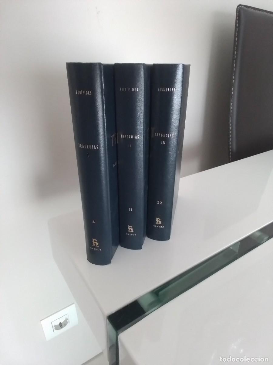 Libros de segunda mano: Colecci&oacute;n completa Tragedias. Eur&iacute;pides. Biblioteca Cl&aacute;sica Gredos. Vol&uacute;menes 4, 11, 22