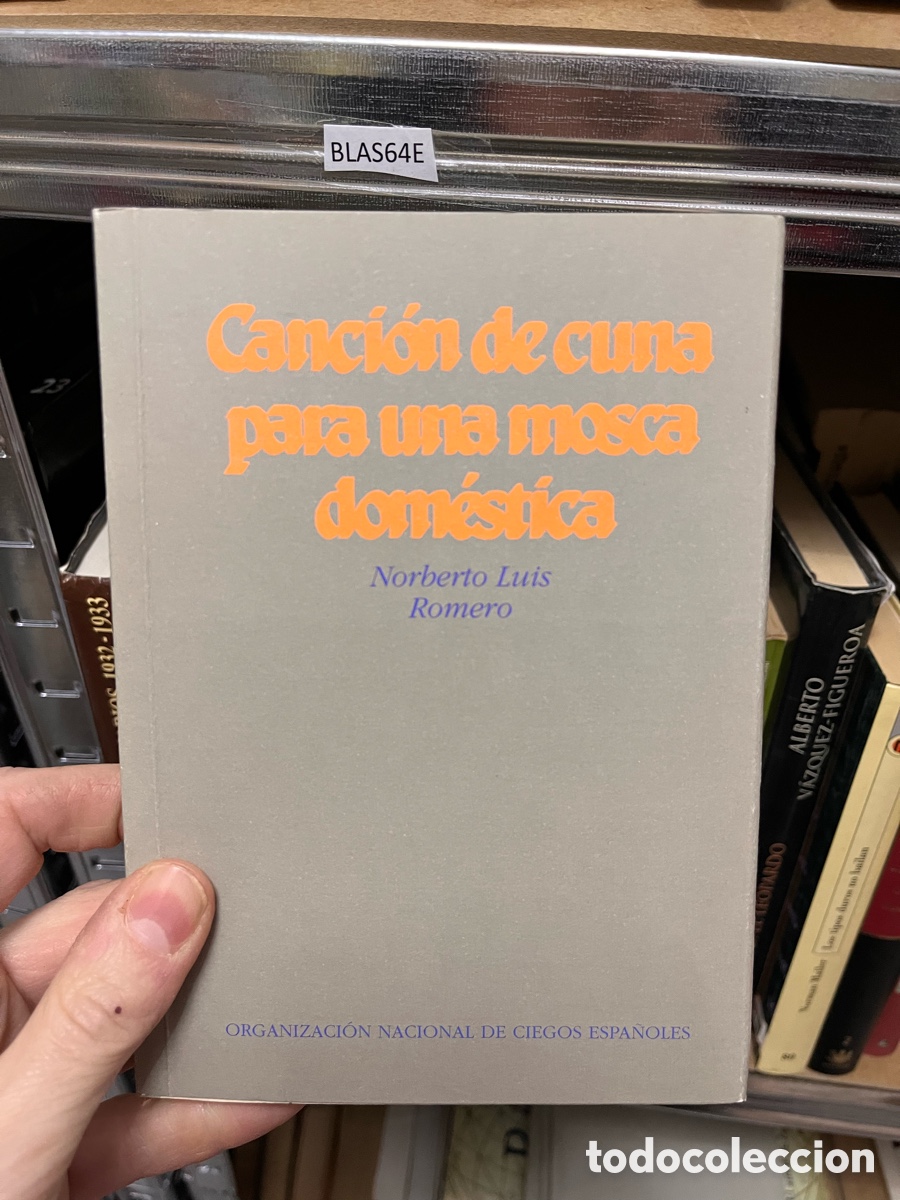 Libros de segunda mano: BLAS64E Canci&oacute;n de cuna para una mosca dom&eacute;stica Norberto Luis Romero, ciegos espa&ntilde;oles