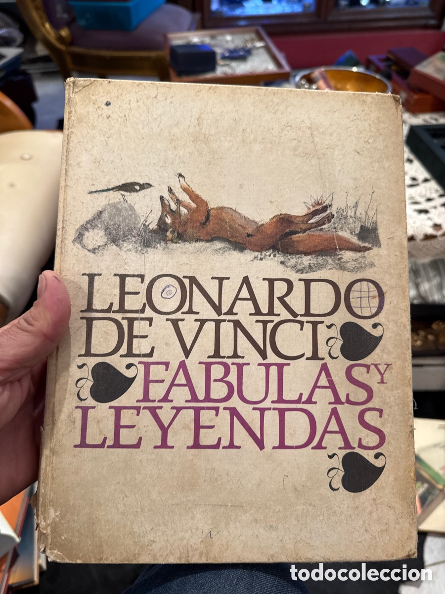 Libros de segunda mano: F&aacute;bulas y leyendas&rdquo; de Leonardo da Vinci, publicada en 1973 por la editorial C&iacute;rculo de Lectores.