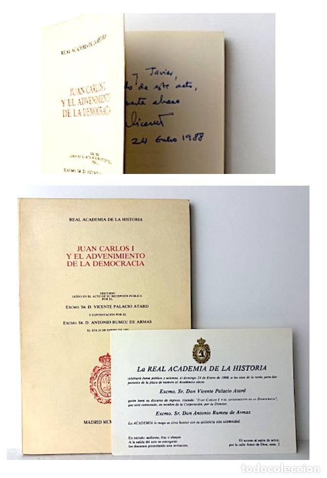 Livros em segunda m&atilde;o: Palacio Atard : Juan Carlos I y el advenimiento de la democracia. Con aut&oacute;grafo del autor.