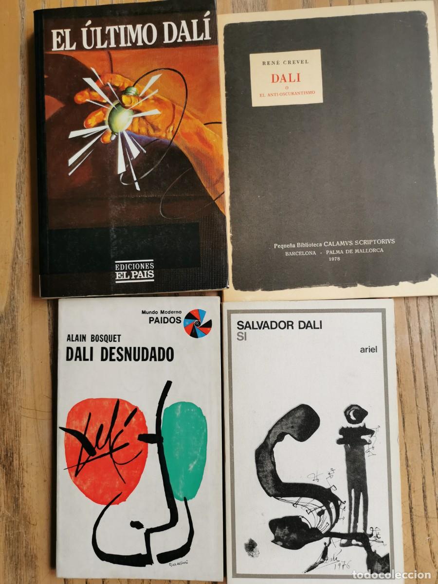 Gebrauchte B&uuml;cher: Lote de cuatro libros sobre Salvador Dali. Varias editoriales. (ver).