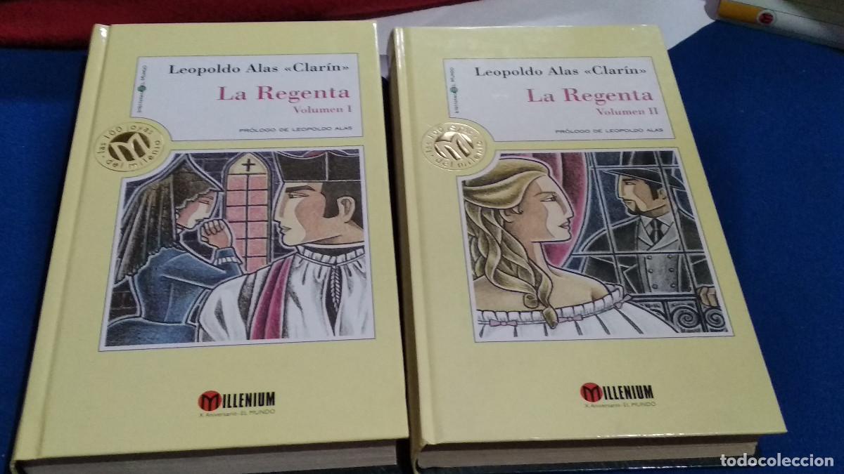 Libros de segunda mano: LA REGENTA / LEOPOLDO ALAS CLARIN(1 Y 2 vol.)(Millenium N&ordm; 63. Las 100 Joyas del Milenio Biblioteca