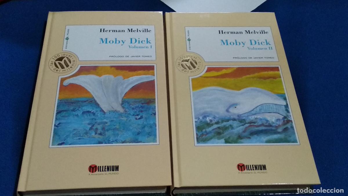 Libros de segunda mano: MOBY DICK / HERMAN MELVILLE (1 Y 2 vol.)(Millenium N&ordm; 74. Las 100 Joyas del Milenio Biblioteca
