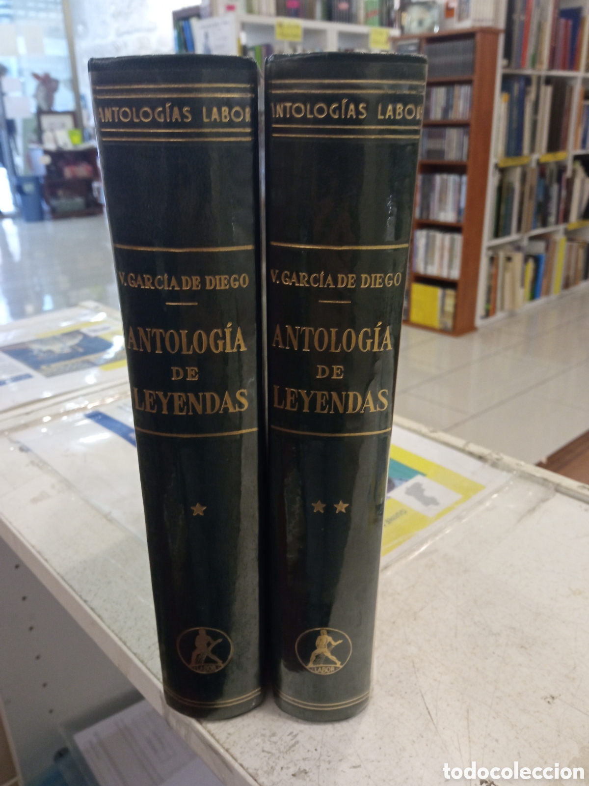 Libri di seconda mano: V. GARCIA DE DIEGO - ANTOLOGIA DE LEYENDAS 2 TOMOS - ED. LABOR