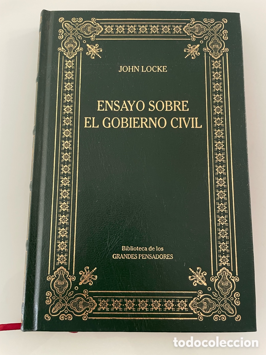 Libros de segunda mano: Ensayo sobre el Gobierno Civil. John Locke, Biblioteca Grandes Pensadores 2002