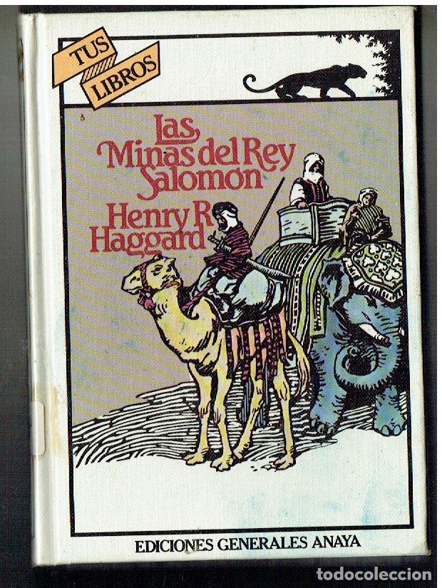 Libros de segunda mano: TUS LIBROS. LAS MINAS DEL REY SALOM&Oacute;N. HENRY R. HAGGARD, ANAYA, 1&ordf; EDCI&Oacute;N 1981. (ST/SL3)