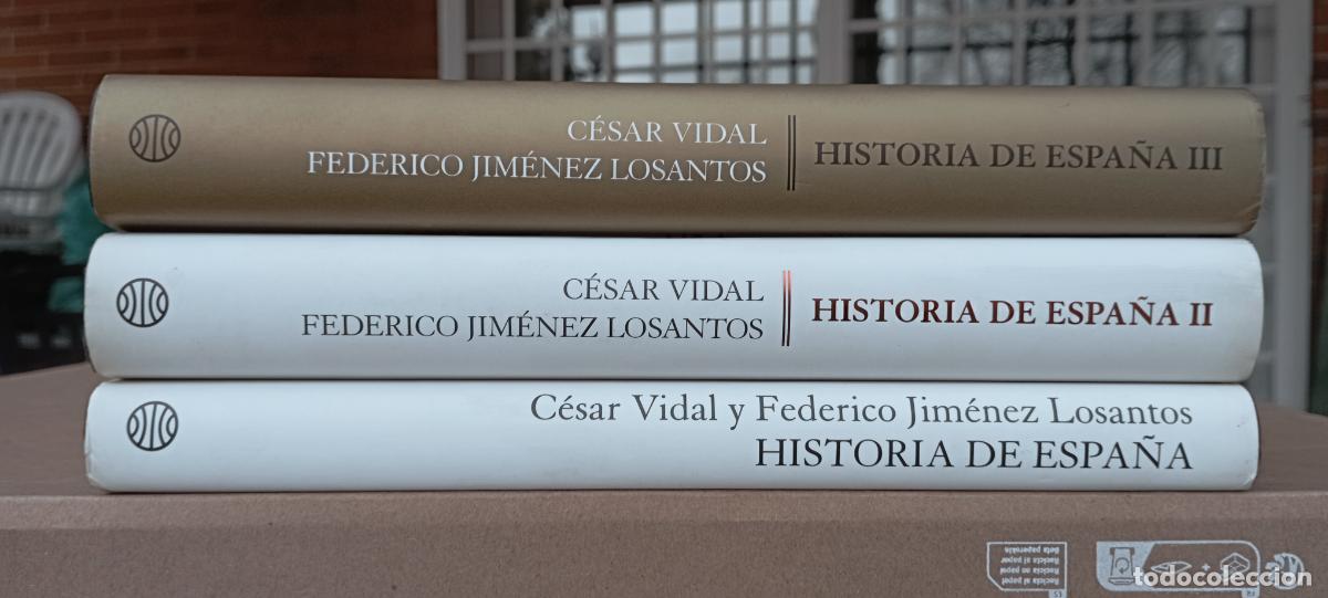 Libros de segunda mano: PLI - HISTORIA DE ESPA&Ntilde;A 1,2,3 - C&Eacute;SAR VIDAL - FEDERICO JIM&Eacute;NEZ LOSANTOS - 2009-2010 PLANETA