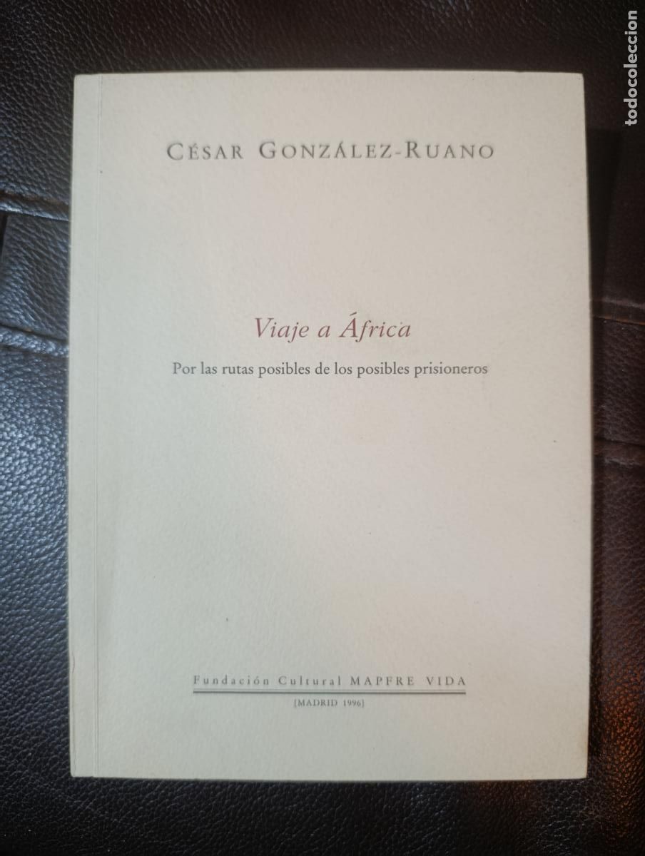 Libros de segunda mano: VIAJE A AFRICA CESAR GONZALEZ RUANO