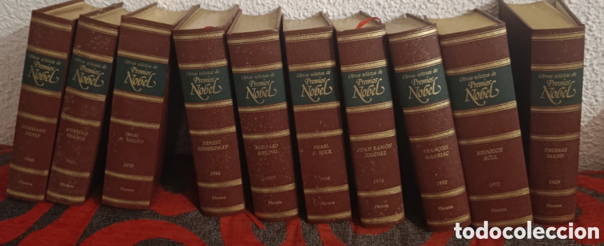 Libros de segunda mano: Lote 10 Libros - Obras Selectas Premios Nobel (Editorial Planeta) - Tapa Dura