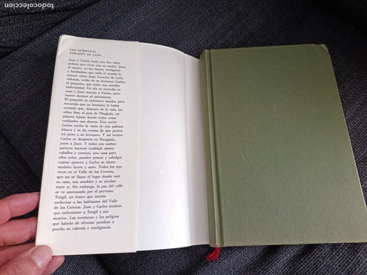 Libros de segunda mano: Libro Los hermanos Coraz&oacute;n de Le&oacute;n. Astrid Lindgren. C&iacute;rculo de lectores 1994. - Foto 3