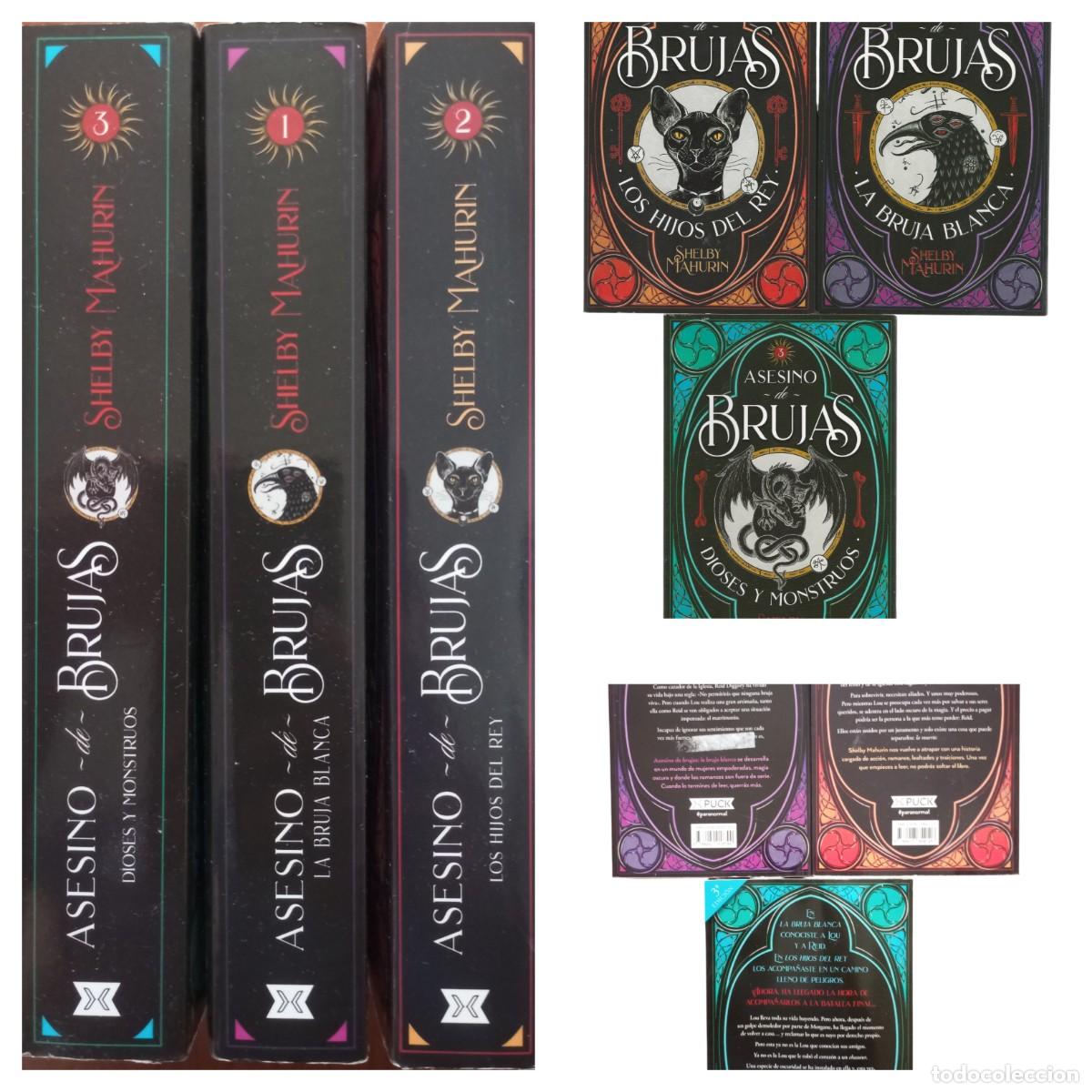 Libros de segunda mano: ASESINO DE BRUJAS TRILOGIA SHELBY MAHURIN 3 LIBROS TAPA BLANDA U99