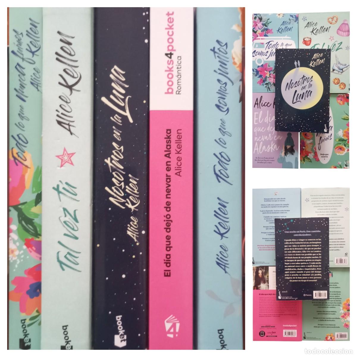 Libros de segunda mano: ALICE KELLEN DEJA QUE OCURRA Y 3 TITULOS MAS 5 LIBROS TAPA BLANDA U46