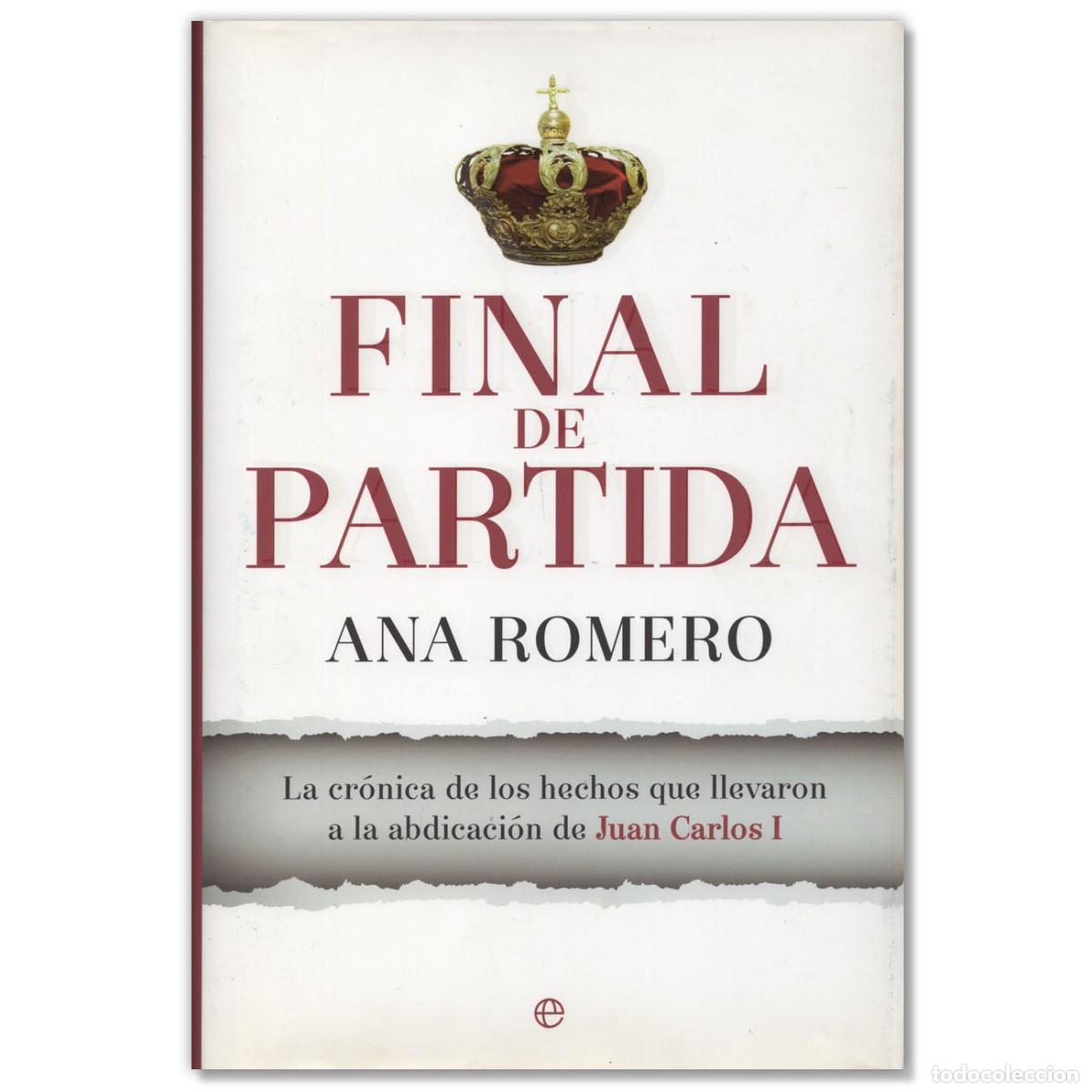 Libros de segunda mano: Final de Partida Ana Romero - Foto 1