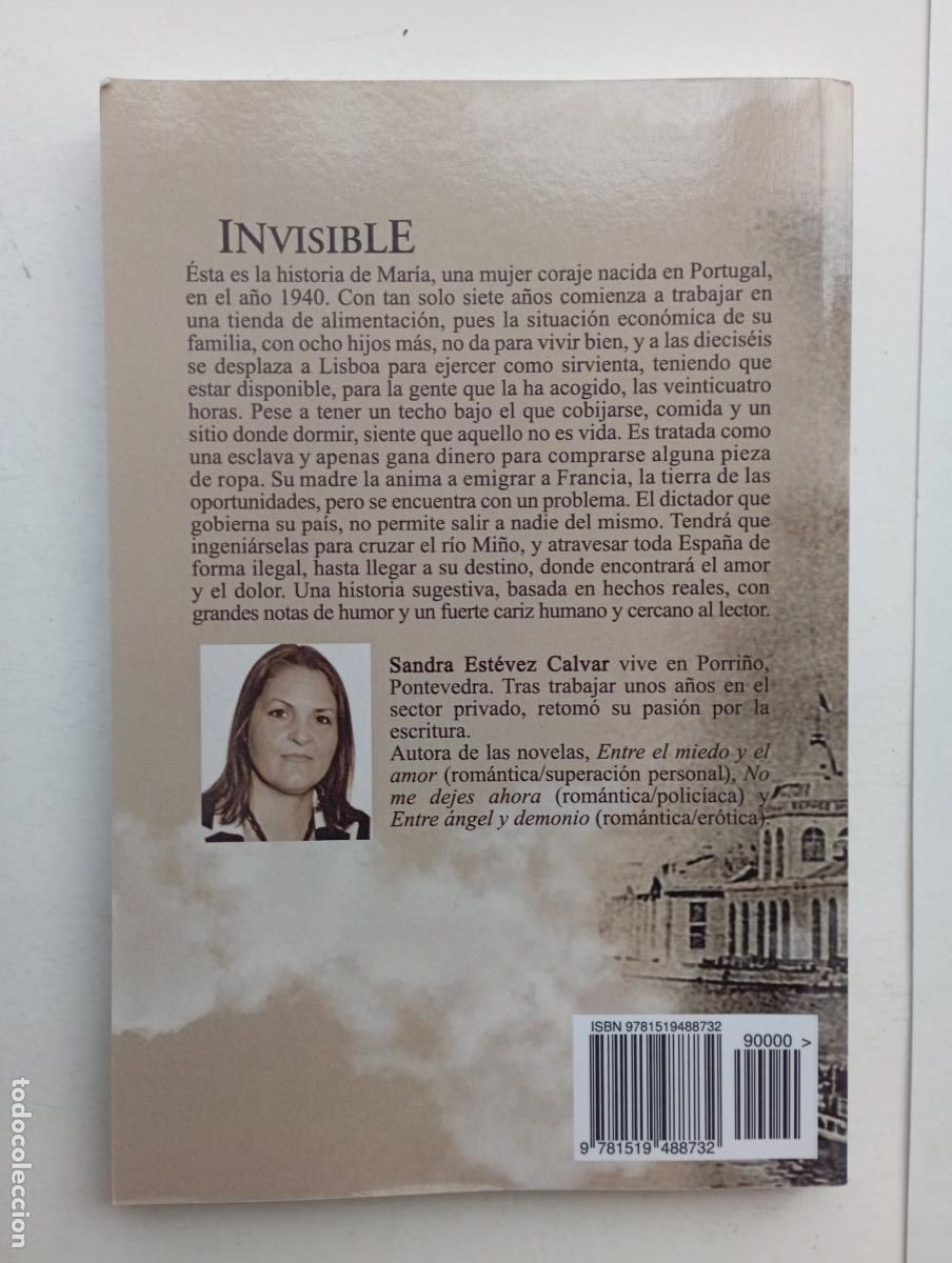 Libros de segunda mano: PLI - INVISIBLE - SANDRA ST&Eacute;VEZ CALVAR - - Foto 3