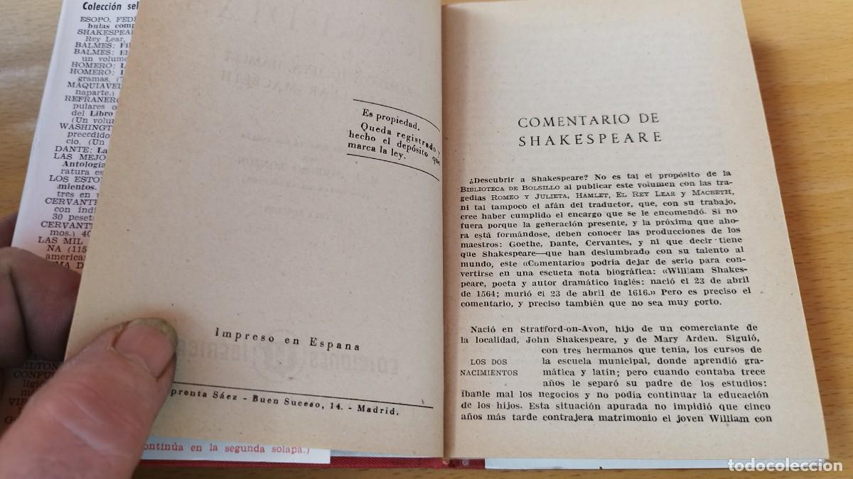 Libros de segunda mano: TRAGEDIAS / SHAKESPEARE / KARA 73 / EDICIONES IBERICAS - Foto 6