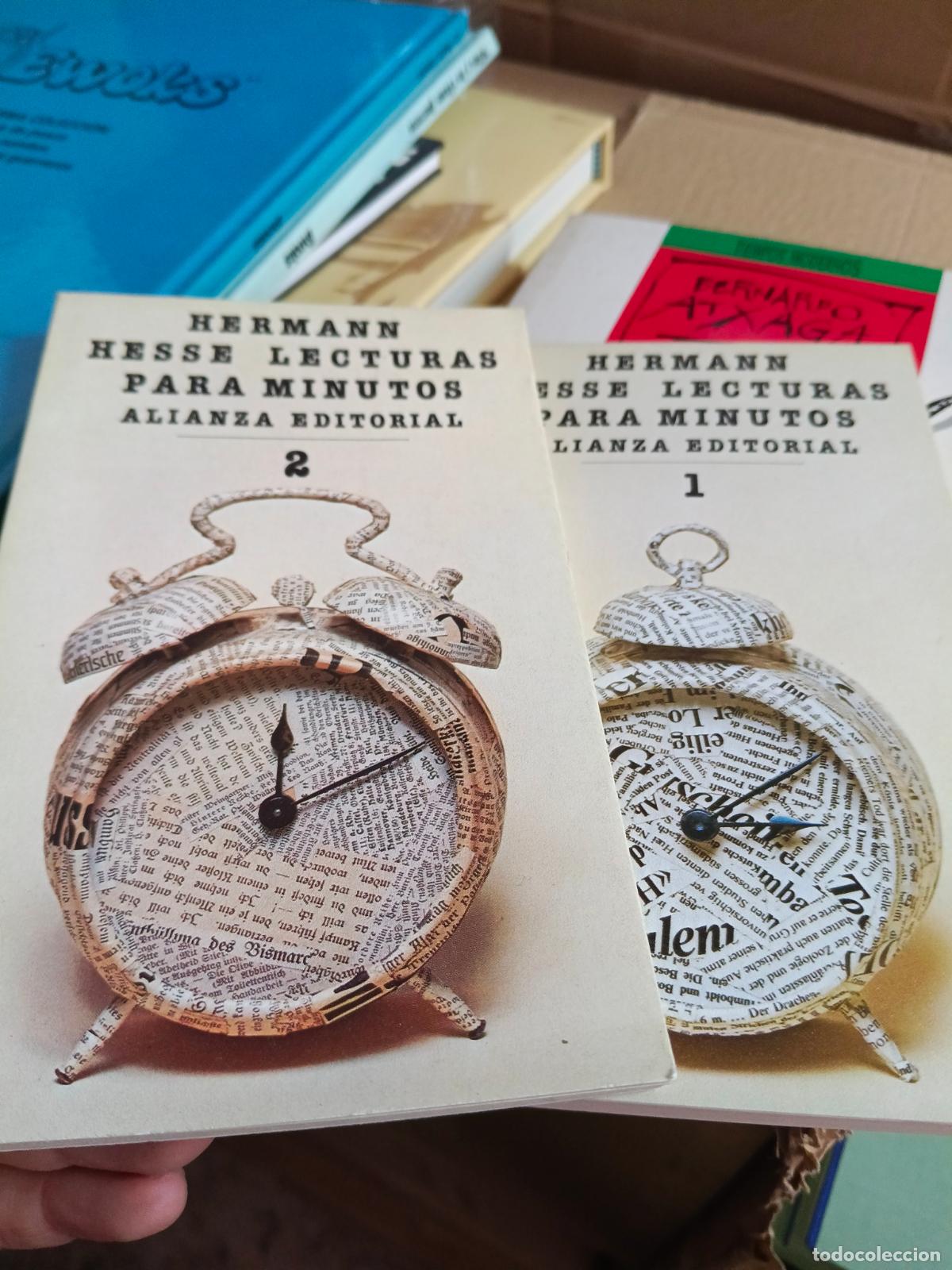 Libros de segunda mano: HERMANN HESSE LECTURAS PARA MINUTOS n&uacute;mero 1 y 2