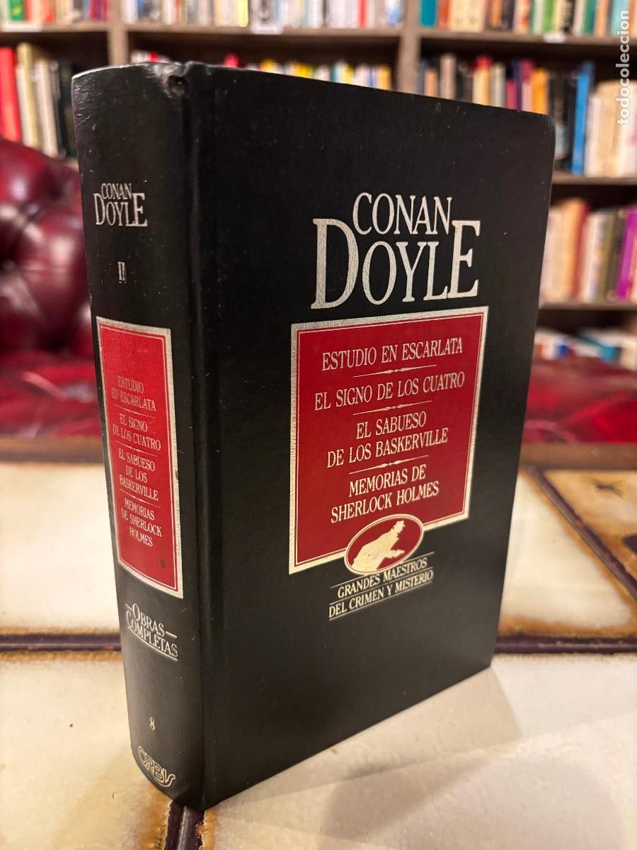Libros de segunda mano: Estudio escarlata. El signo de cuatro. El sabueso Baskerville. Memorias Sherlock Holmes Conan Doyle