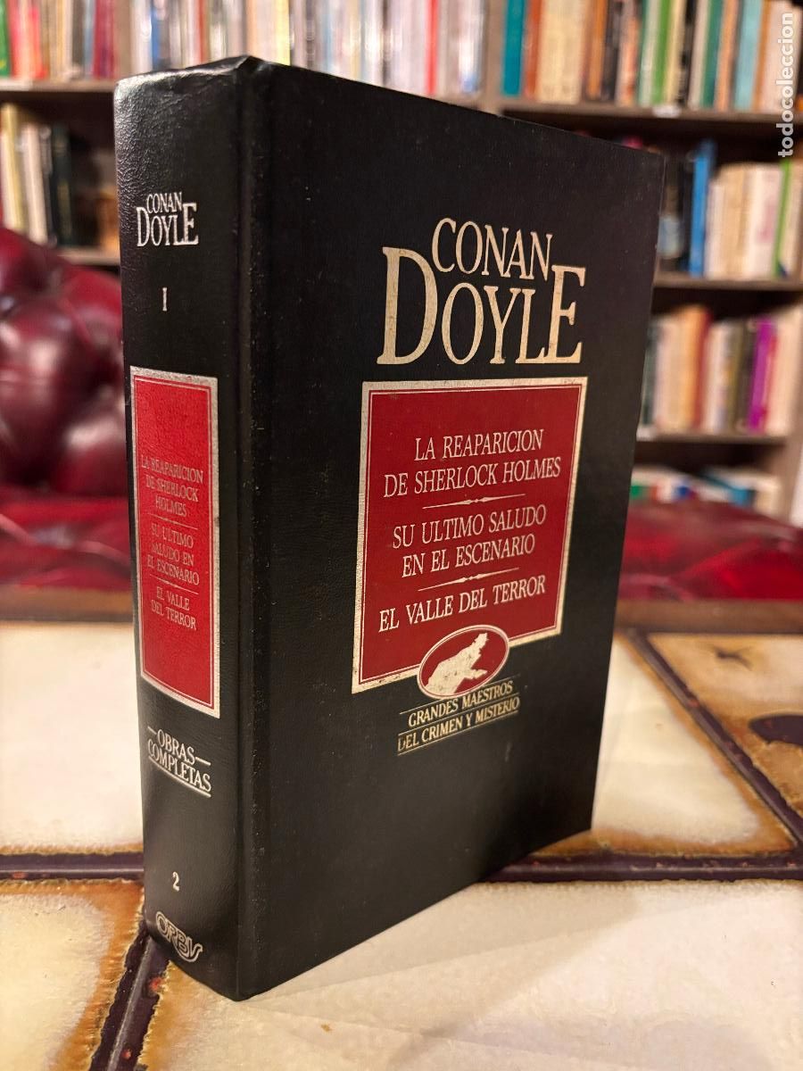Libros de segunda mano: La reaparici&oacute;n Sherlock Holmes. &Uacute;ltimo saludo escenario. El valle del terror. Conan Doyle