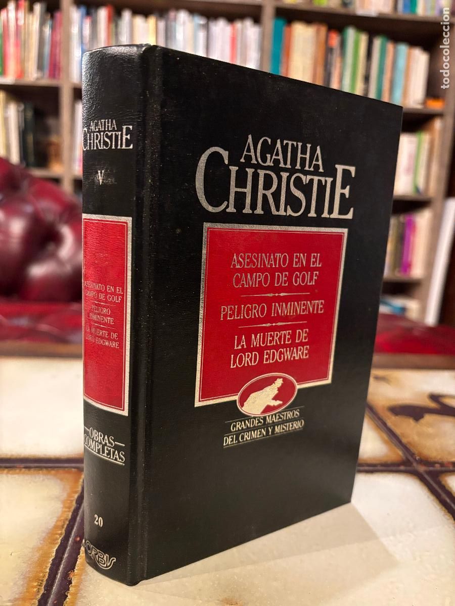 Libros de segunda mano: Asesinato campo de golf. Peligro inminente. Muerte Lord Edgware. Agatha Christie