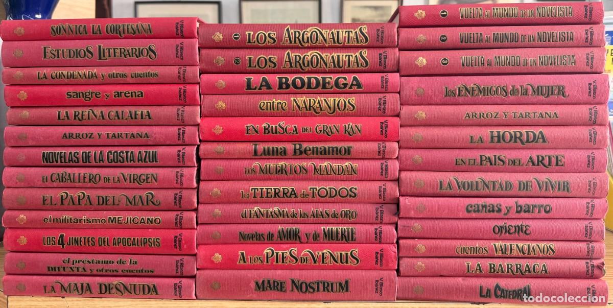 Libros de segunda mano: OBRAS DE V. BLASCO IBA&Ntilde;EZ (35 OBRAS EN 38 TOMOS). A-LESP-1131